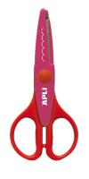 012819 Craft Serrated scissors Pink 13 cm