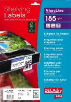 013050 Microperforated Shelving labels FSC