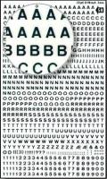 DD59F Black transfert letters N°59 (3 mm)