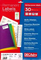 OLW4799 Etiquettes blanches multi-usage 105 x 35 mm