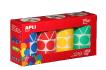 010753 Pack of 4 rolls blue, red, yellow, green