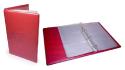 012158 Porte-Cartes de visite rechargeable rouge 60 cartes 